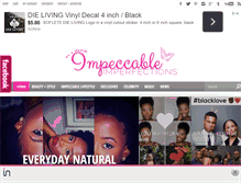 Tablet Screenshot of impeccableimperfections.com